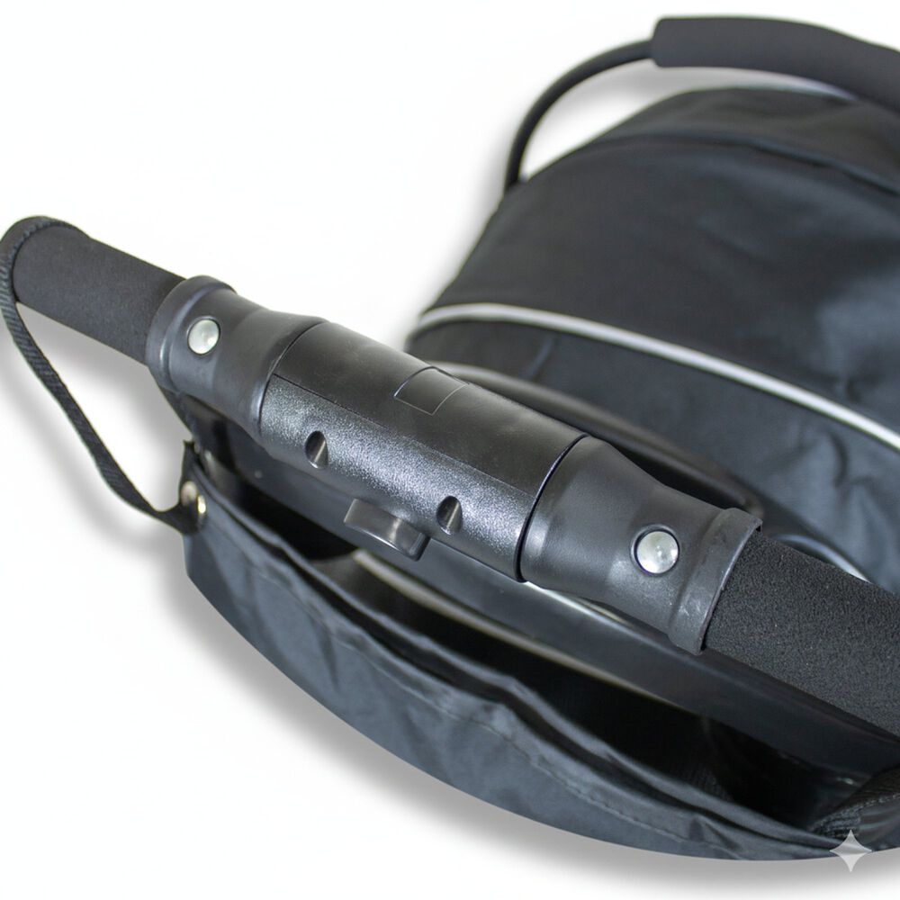 Coche Para Mascotas Transportable 2 En 1 Flexipet Gold Gris image number 3.0